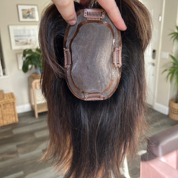 Pre-loved Custom Human Hair Topper - Picture 7 of 9